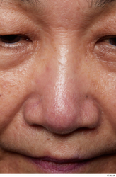 Face Mouth Nose Skin Woman Asian Chubby Wrinkles Studio photo references